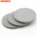 0.2um - 90 Microns Powder Microporous Sintered Stainless Steel  Filter Disc  316 L Sintered Filter Disc For Medical Chemical